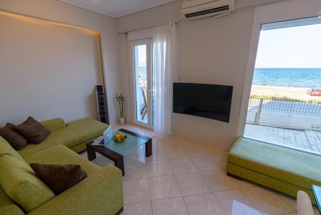 Lemoni Luxury Residence In Front Of The Sea Kechries Exterior foto